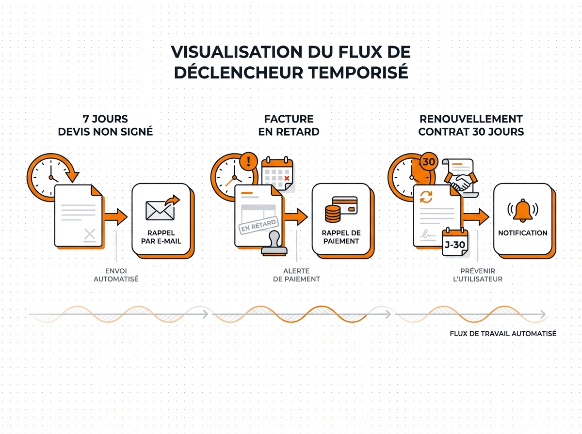 Création automatique de dossiers clients Drive - structure générée avec droits d'accès configurés